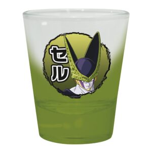 ABYSTYLE Dragon Ball Z Kakarot Villans 4 Shot Glasses 1.5 Oz. Featuring Buu, Cell, Frieza, and Vegeta DBZ Anime Manga Drinkware Home Essentials Gift