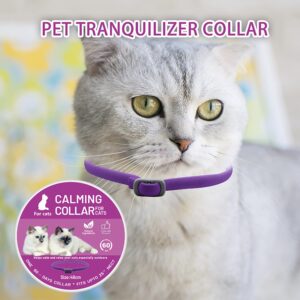 Pets4Luv Calming Collar for Cats - Pheromone Calm Collars, Anxiety Relief Fits Small Medium and Large Cat - 2022 New Version - Adjustable and Waterproof with 100% Natural 3Packs