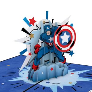 Lovepop Marvel's Avengers Captain America Birthday Pop-Up Card