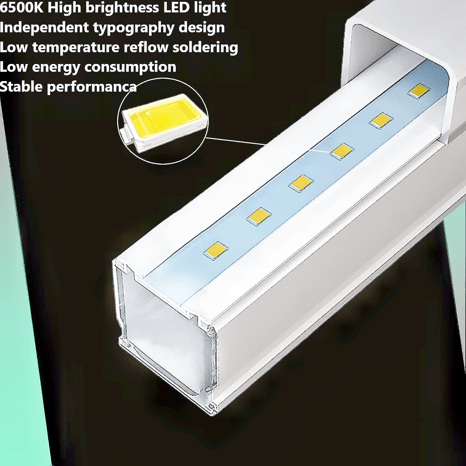 SENKOYU DIY Plug in Hexagon LED Garage Light for Workshop Gym Detail Shop, Size Customizable Hexagonal Honeycomb Grid System (11 Hexagonal Grid System)