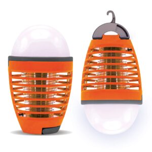 himalayan glow camping lantern, led bulb with 360° of brightness, rechargeable hiking gear, hanging night light, (pack of 1)