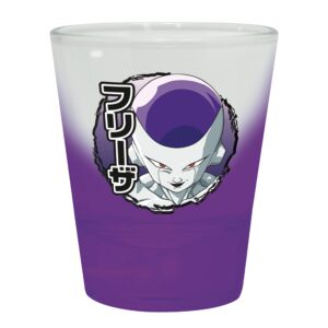 ABYSTYLE Dragon Ball Z Kakarot Villans 4 Shot Glasses 1.5 Oz. Featuring Buu, Cell, Frieza, and Vegeta DBZ Anime Manga Drinkware Home Essentials Gift