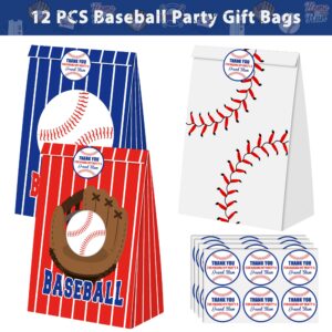 Erweicet Baseball Party Favors Set 72 PCS Baseball Slap Straws Silicone Bracelets Tattoo Stickers Mini Bouncy Balls Toy for Goodie Bag Fillers Baseball Themed Birthday Party Supplies