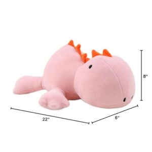 Weighted Plush Dino, 24" 3.5 lbs Stuffed Weighted Plush Animal Dino Throws Pillow