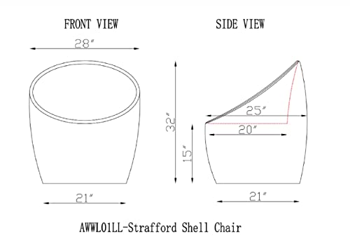 Strafford 100% All-Weather Aluminum Wicker Outdoor Furniture Set - 2 Removable Cushioned Chairs and 18 in. H Cocktail Table for Garden Patio Porch Balcony