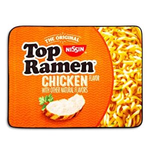 POPCULT The Original Nissin Top Ramen Chicken Flavor Microplush Throw Blanket