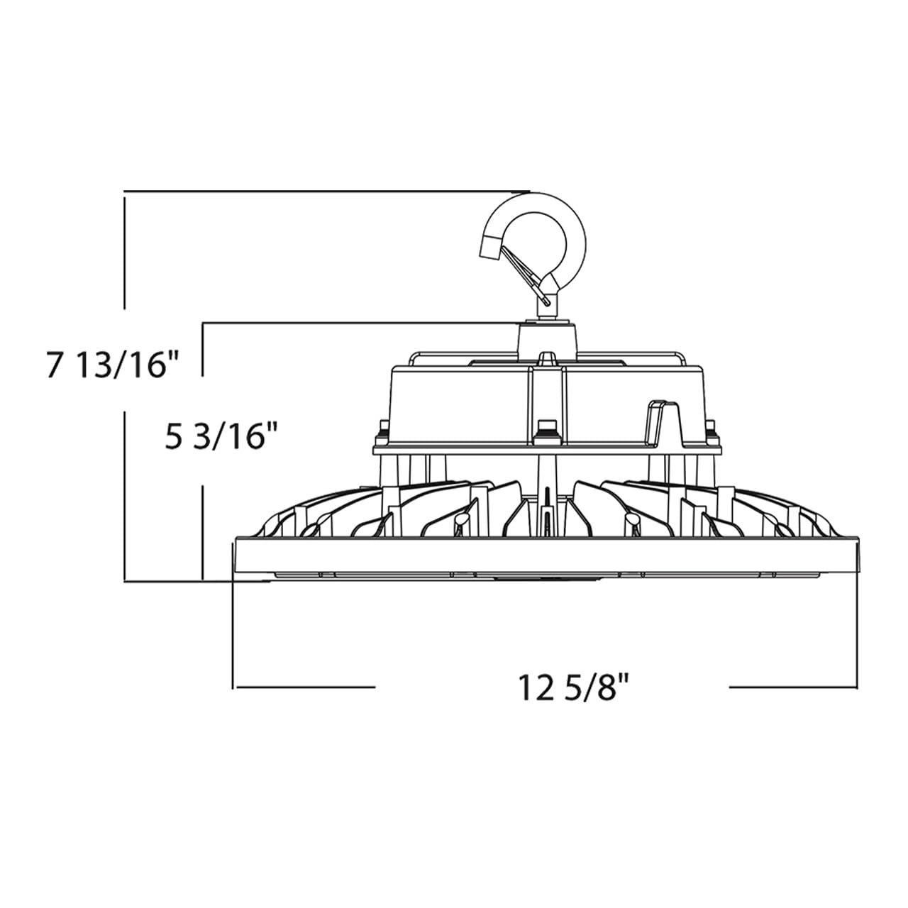 RAB H17XL Field Adjustable LED Highbay