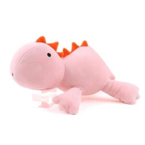 weighted plush dino, 24" 3.5 lbs stuffed weighted plush animal dino throws pillow