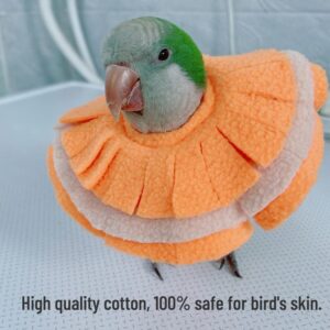 Bird Collar Anti Bite Elizabethan Recovery Cone, Bird Neck Protector for Feather Plucking, Bird Neckwear Full Body Shield for Parakeet Color Randomly (Cockatiel)