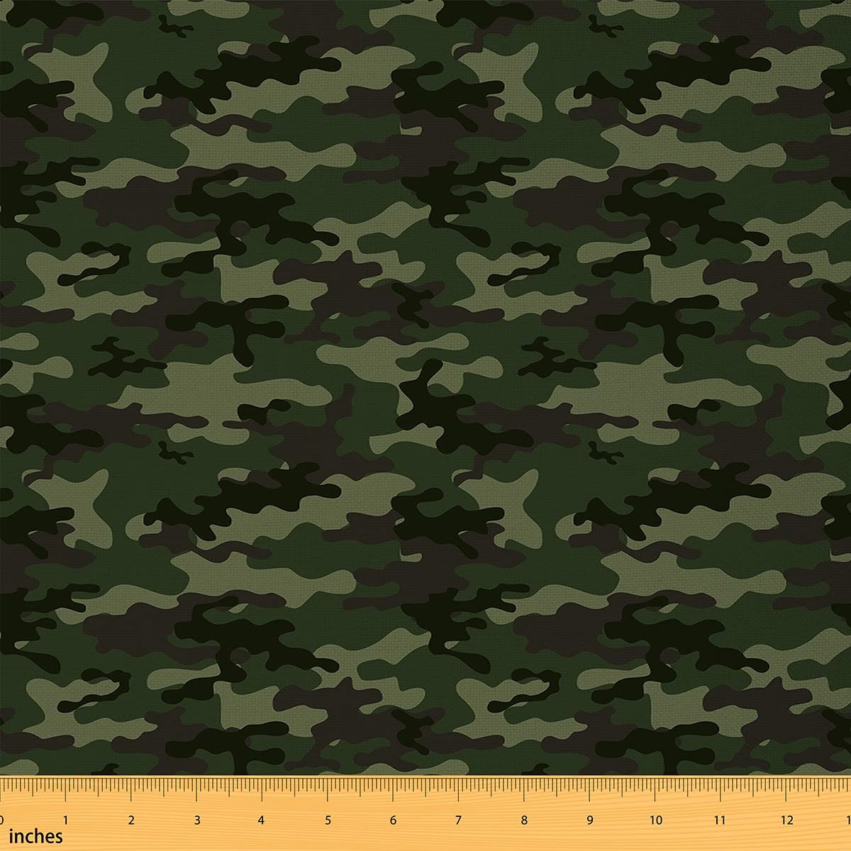 Erosebridal Camo Fabric by The Yard, Army Green Camouflage Decorative Fabric, Camouflage Upholstery Fabric for Chairs, Camouflage Fabric for Quilting Sewing DIY Clothing 1 Yard, Green