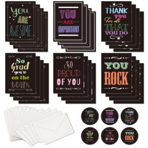 gogobay 24 employee appreciation cards,teacher appreciation cards with envelopes,so glad you're on the team,volunteer appreciation gifts bulk,thank you card happy nurses week cards