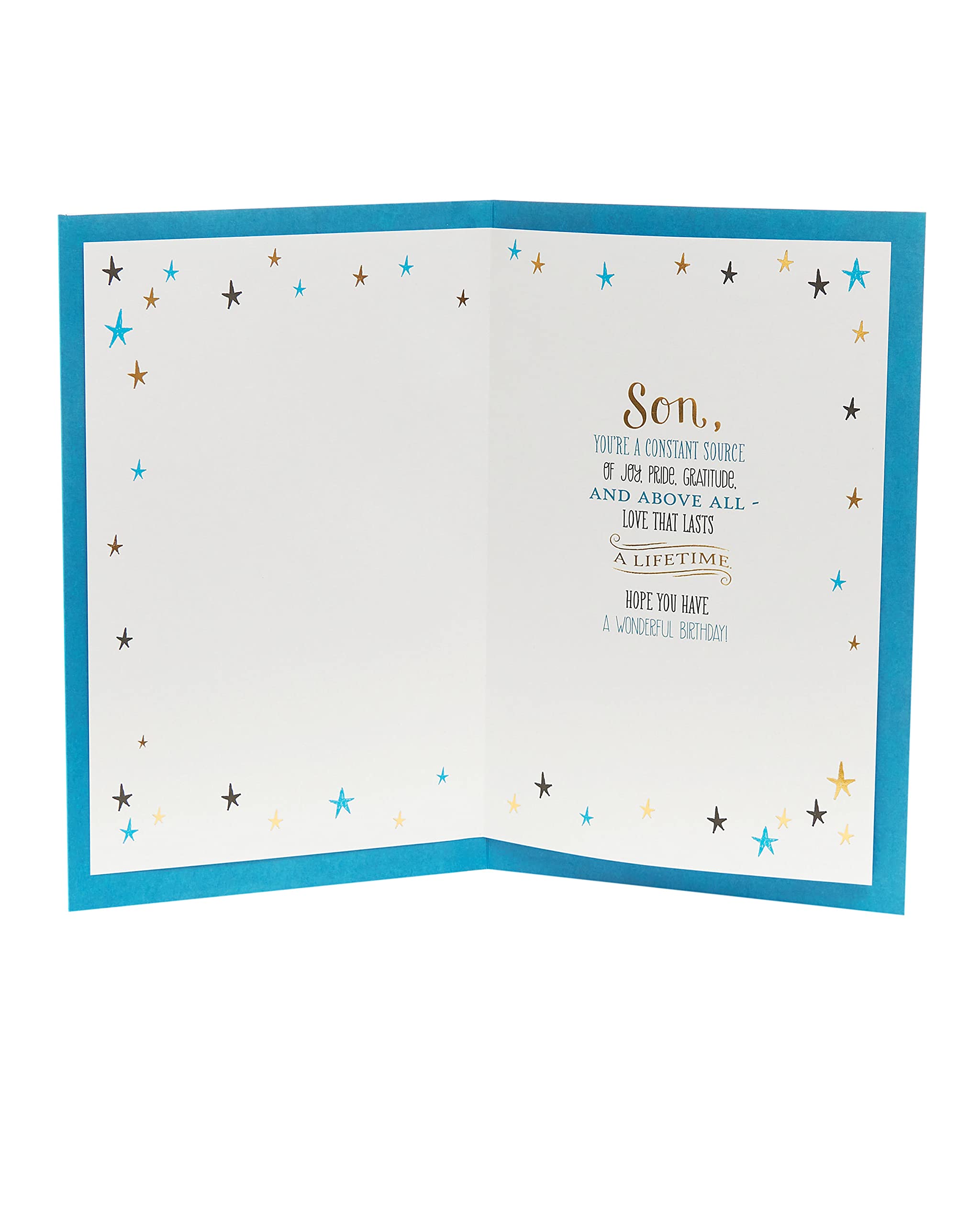 UK Greetings Son Birthday Card - Birthday Card for Him - Sentimental Birthday Card, Multi, 725900-0-1, 165x254mm