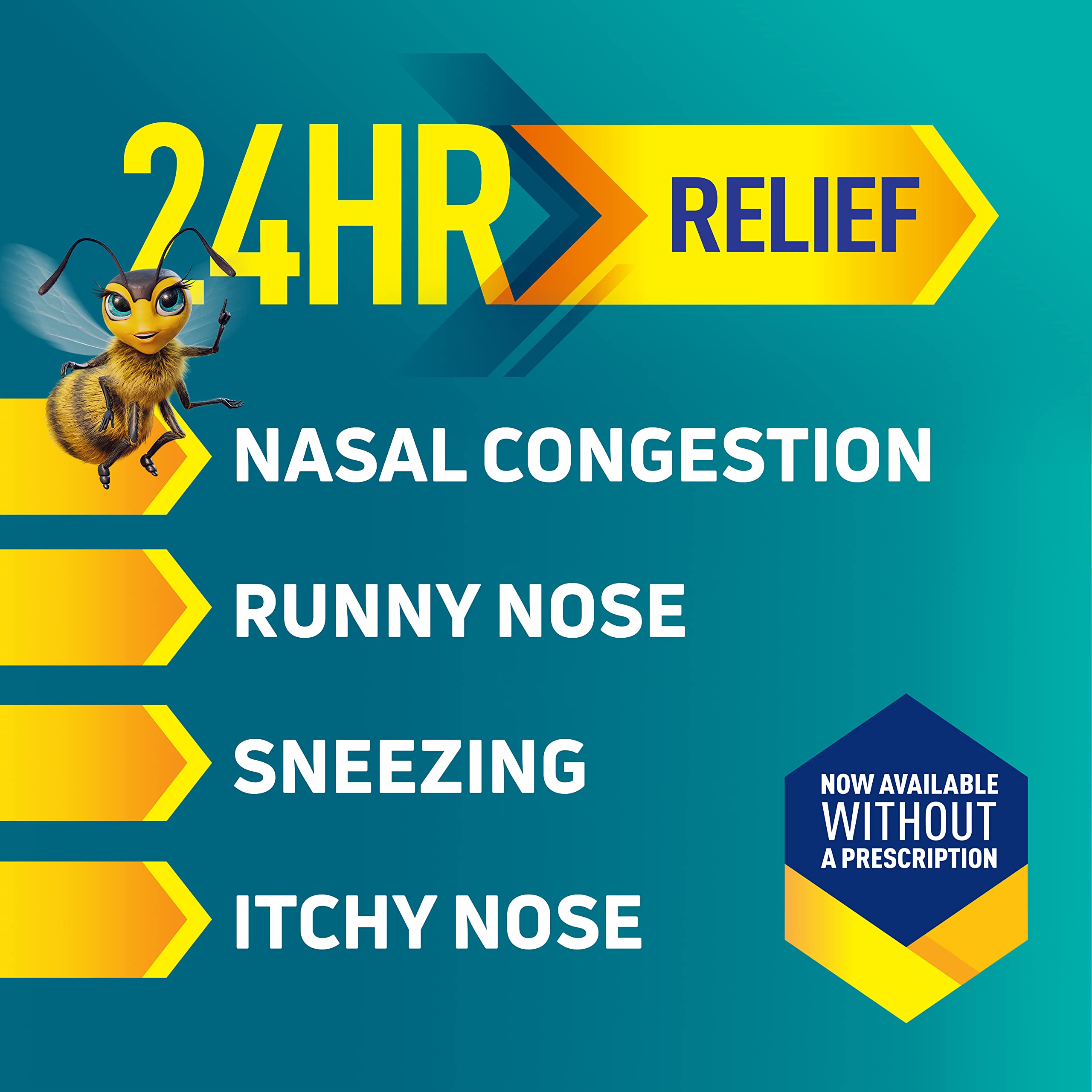 Nasonex 24Hr Allergy Nasal Spray - 60 Spray