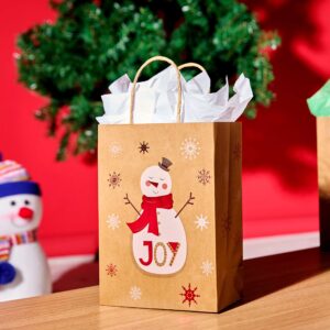 SUNCOLOR 24 Pack Small Christmas Gift Bags With Tissue Paper