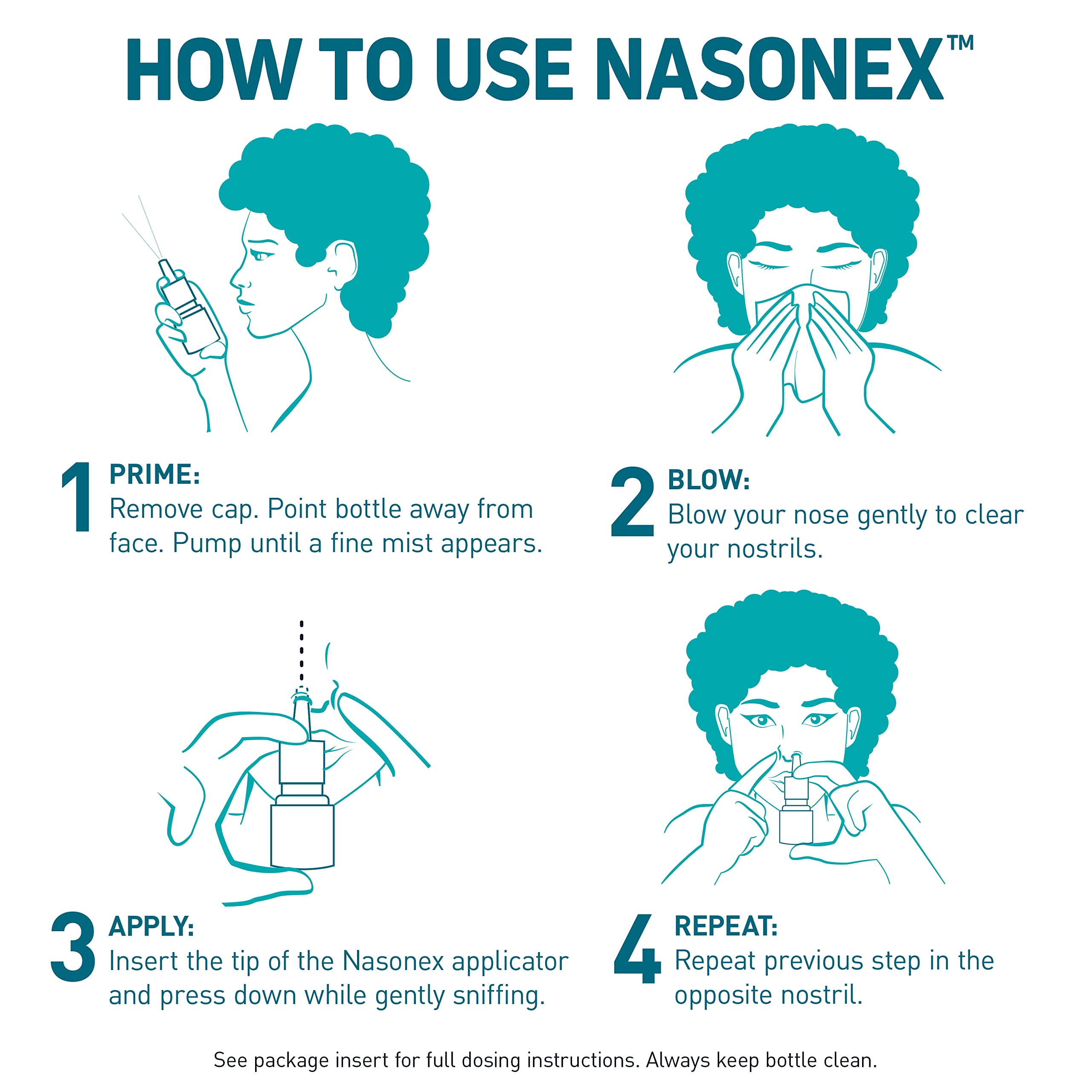 Nasonex 24Hr Allergy Nasal Spray - 60 Spray