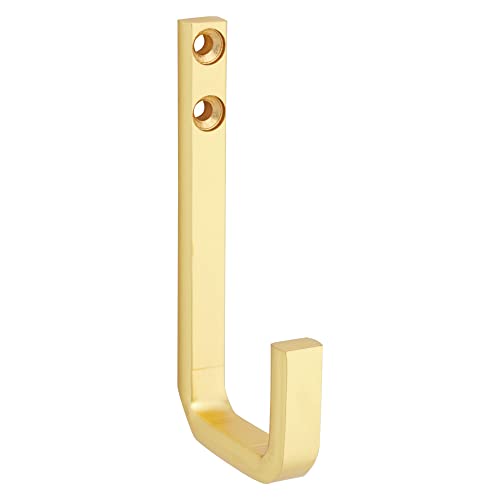 National Hardware N337-917 Reed Modern Hook, 4", Brushed Gold