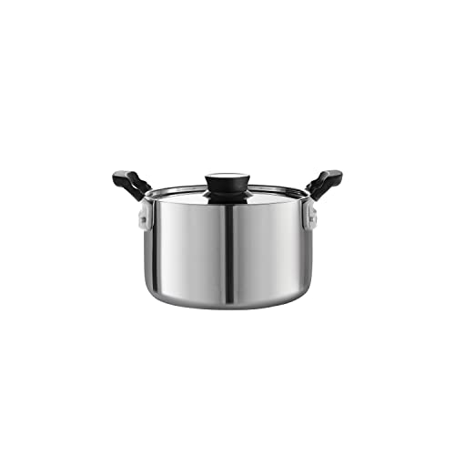 Tramontina Nesting 6 Pc Stainless Steel Tri-Ply Clad Sauce Pan and Stock Pot Set, 80116/048DS