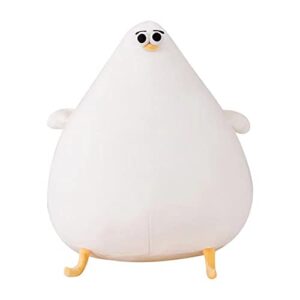 hgplvxj cute fat chicken plush toy, soft mother hen plush pillow, chicken stuffed animal birthday for kids(10.23inch)