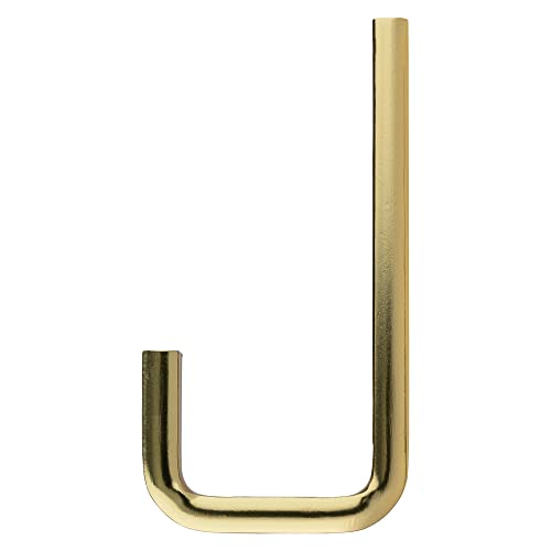 National Hardware N337-917 Reed Modern Hook, 4", Brushed Gold