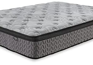 Signature Design by Ashley Twin Size Augusta2 Mattress 12 Inch Euro Pillow Top Hybrid Mattress with Lumbar Support Gel Memory Foam