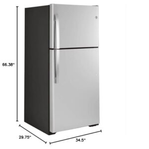 GE GTS19KYNRFS 19.2 Cu. Ft. Stainless Top-Freezer Refrigerator