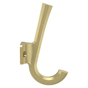 National Hardware N337-914 Powell Angled Hook, 4-15/16", Brushed Gold