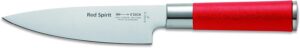 f. dick - red spirit chef’s knife - kitchen knife with 5.9’’ blade & 56 hrc - ideal for precise cuts - versatile knife - nsf certified - ultra sharp - ergonomic handle - high carbon - made in germany