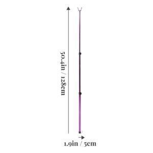 LIFKOME Long Reach Pole Hook Telescopic High Reach Garment Pole Hook Extendable Closet Rod Reaching Stick Laundry Hanging Tools