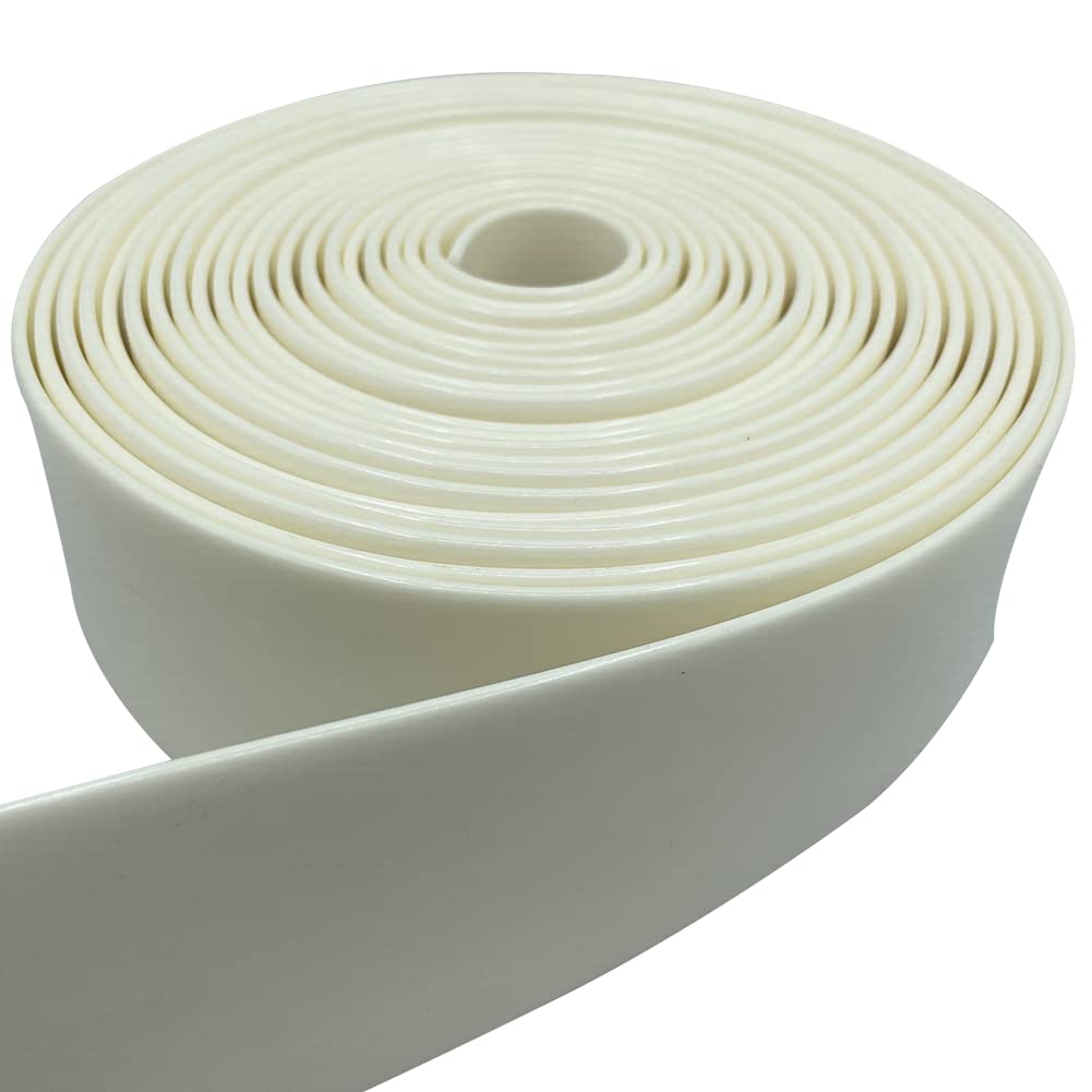 LukLoy 100ft Long Vinyl Straps for Patio Chairs Repair 2" Wide Patio Furniture Replacement Straps (White)