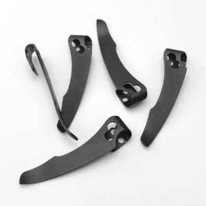 1PC Black Matte Pocket Clip For ColdSteel Recon1 Knives