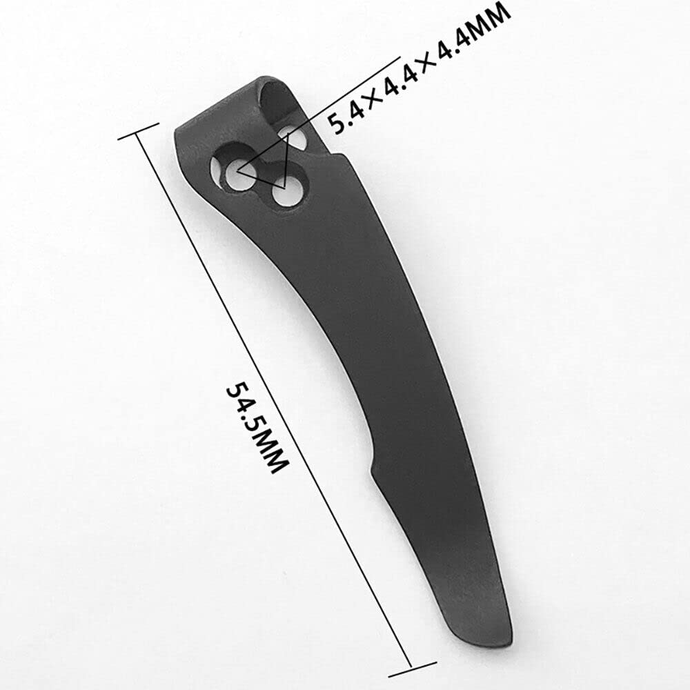 1PC Black Matte Pocket Clip For ColdSteel Recon1 Knives