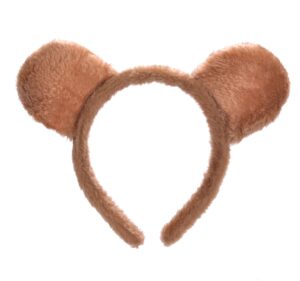 yilistore bear ears headband,brown bear costume accessories headband for halloween,christmas party favor