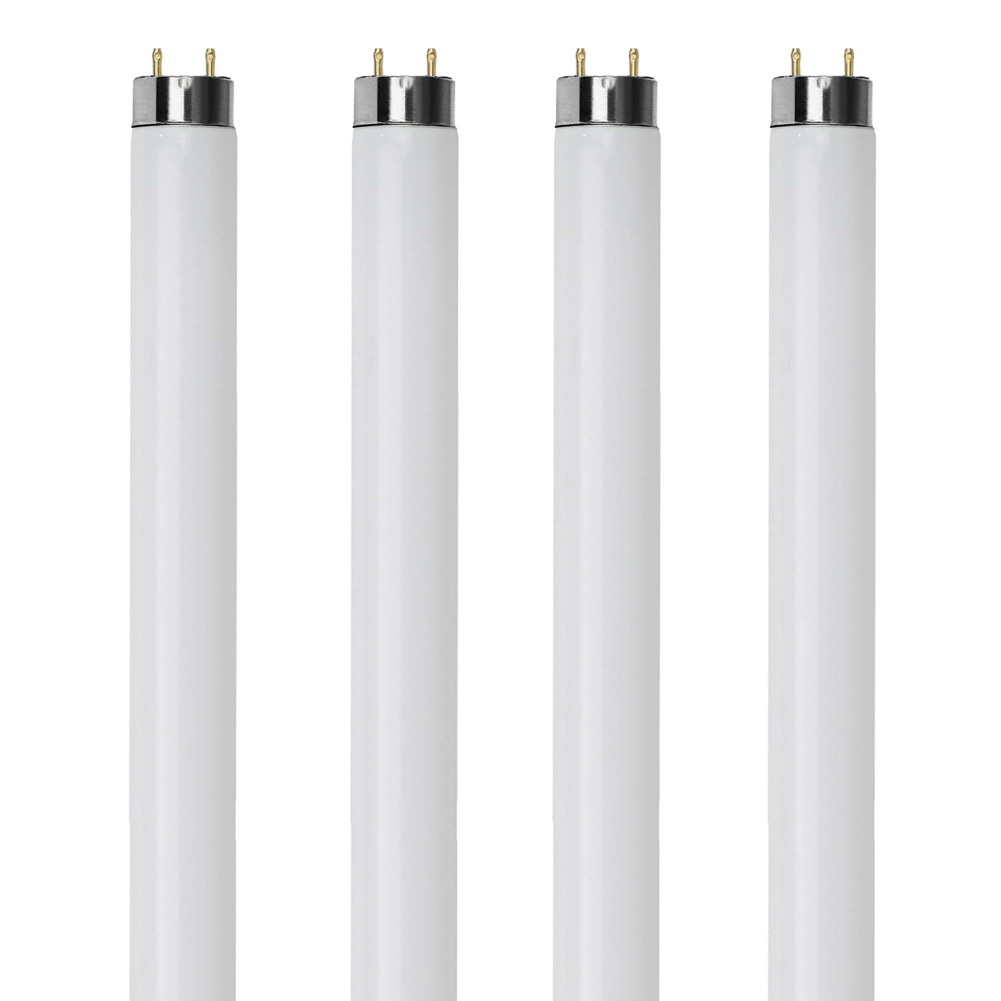 BULBMASTER F32T8/41K Fluorescent Light Bulbs 32W 48 Inch T8 F32T8 Fluorescent Tube, F32T8 841 Flourescent Bulbs, 4100K Cool White, 2800 Lumens, G13 Medium Bi-Pin Base, 4-Pack