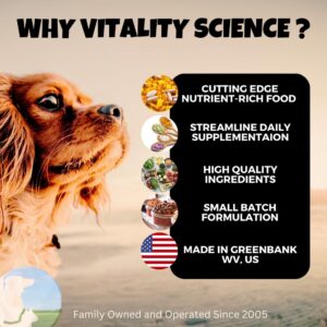 Vitality Science Pet Flora Natural Cat & Dog Gut Health Probiotics | Dog Digestive Supplements | Cat Constipation Relief | Dog Gas Remedy | Daily Probiotic for Dogs & Cats (250 Caps)