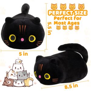 Labeol Plush Toys Set Soft Stuffed Animal Plush Pillow Cute Cat Plushie Cuddly Plush Toys Hugging Pillow Decoration Gift for Girls Boys Girlfriend (2pcs cat)