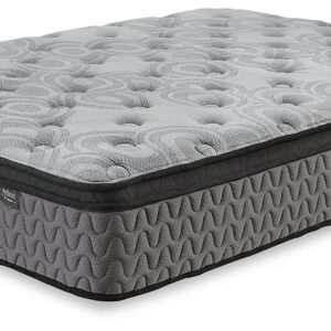 Signature Design by Ashley Full Size Augusta2 Mattress 12 Inch Euro Pillow Top Hybrid Mattress with Lumbar Support Gel Memory Foam