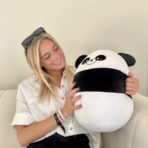 Snuggaboos Pepper The Panda - 17" Large Squish Plush Pillow - Super-Soft and Huggable Toy for All Ages