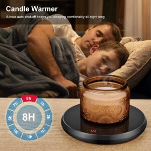 Mug Warmer for Desk,Coffee Warmer for Auto Shut Off & Smart Temperature Settings,Mug Warmer for Office Desk Use,Candle Wax Heating Plate,Cup Warmer for Tea Milk（No Cup）