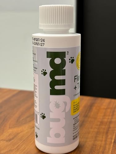 BugMD Flea and Tick Spray (2 Pack) - Flea and Tick Formula for Dogs, Flea and Tick Spray for Dogs, Flea Spray for Home, Flea and Tick Killer, Dog Flea and Tick Control