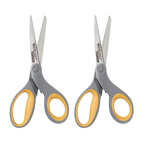 Westcott 8" Titanium Bonded Scissor Ceramic Cutter 4pk (17994)