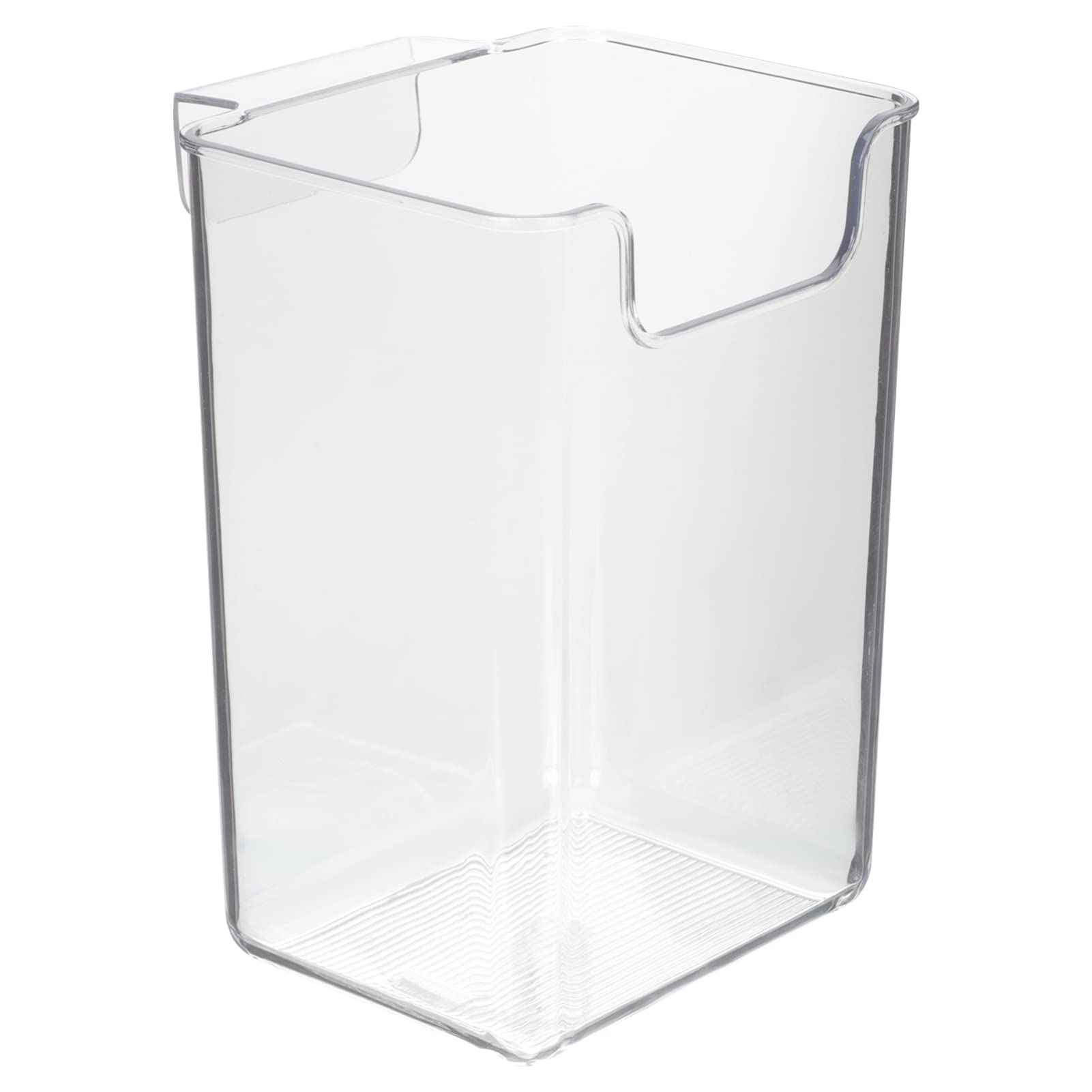 Clear Office Trash Cans Small Waste Bin Cabinet Hanging Trash Can Clear Container Plastic Waste Paper Container for Bathroom Kitchen Office