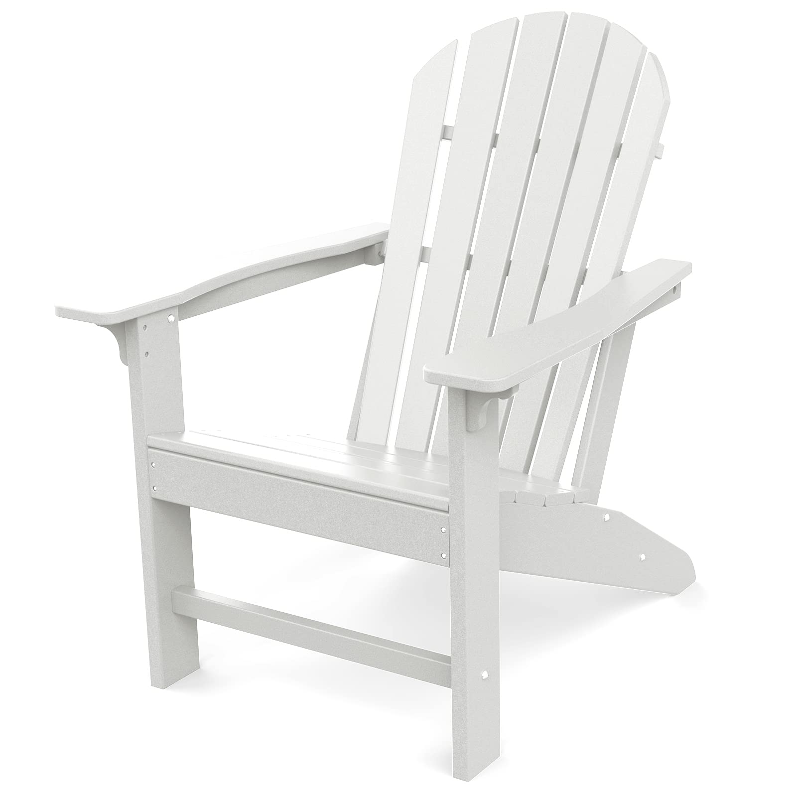 OTSUN Adirondack Chair, Large Lawn Chairs with 350 Lbs Weight Capacity, HDPE Outdoor Chairs Weather Resistant for Patio, Porch, Garden, Swimming Pool, Deck, White