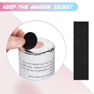 Gender Reveal Powder Confetti Cannon and Confetti Balloon-100% Safe Biodegradable Boy or Girl Confetti Smoke Cannons- Baby Shower Poppers Party Ideas and Supplies (2 Pink, 2 Blue and 36'' Balloon)