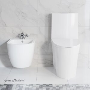 Swiss Madison - well made forever SM-BD226 St. Tropez Bidet, Glossy White