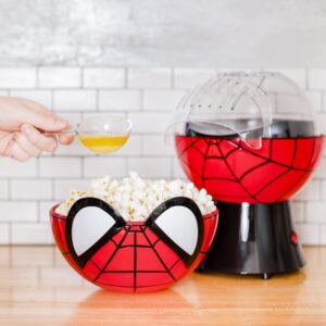 Uncanny Brands Marvel Spider-Man Popcorn Maker- Spidey Kitchen Appliance