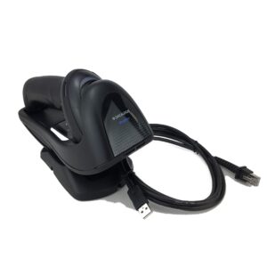 Datalogic Gryphon GM4500 Omnidirectional 2D/1D Cordless Barcode Scanner/Imager, Includes Adjustable Cradle and USB Cord, GM4500-BK