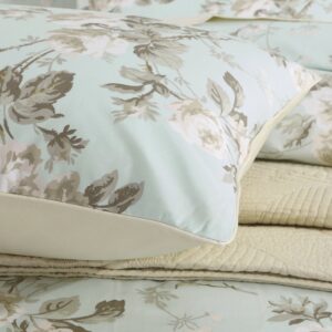 Brandream 5PCS King Size Duvet Cover Set French Country Garden Toile Floral Branches Design