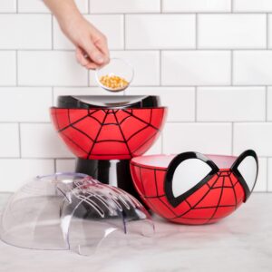 Uncanny Brands Marvel Spider-Man Popcorn Maker- Spidey Kitchen Appliance