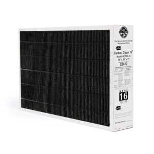 Lennox X6672 16x25x5 Furnace Filter, Merv 16 Carbon Clean Home Air filter for HVAC system 2 Pack with Cleaning Cloth