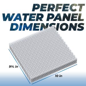 10 Replacement Water Panel Filter for Aprilaire Whole House Humidifier Pad Filters Models 110, 220, 500, 500A, 500M, 550, 550A, 558 Humidifier Replacement Wicks Filter,Furnace Humidifier Filter